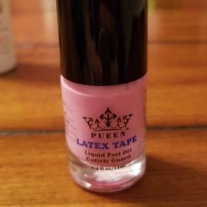 Latex tape liquid peel off